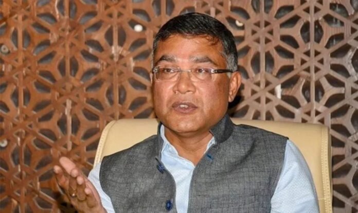 Shailendra Kumar with family at a previous event in Srinagar