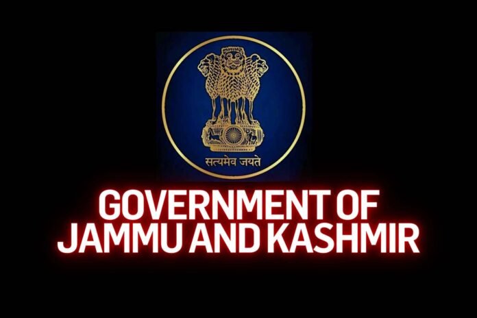Jammu and Kashmir government recruitment committee meeting
