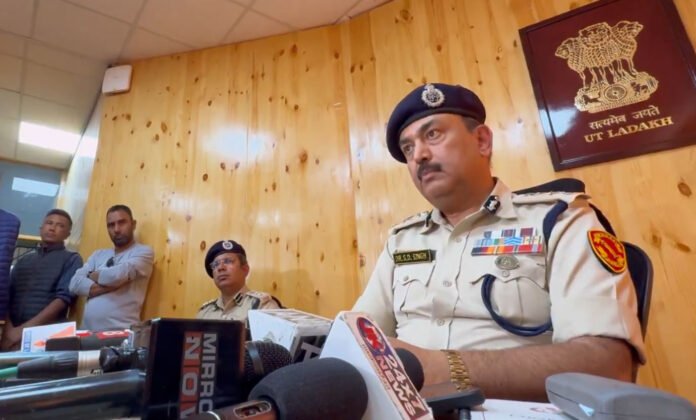 Sonam Wangchuk during a protest in Ladakh